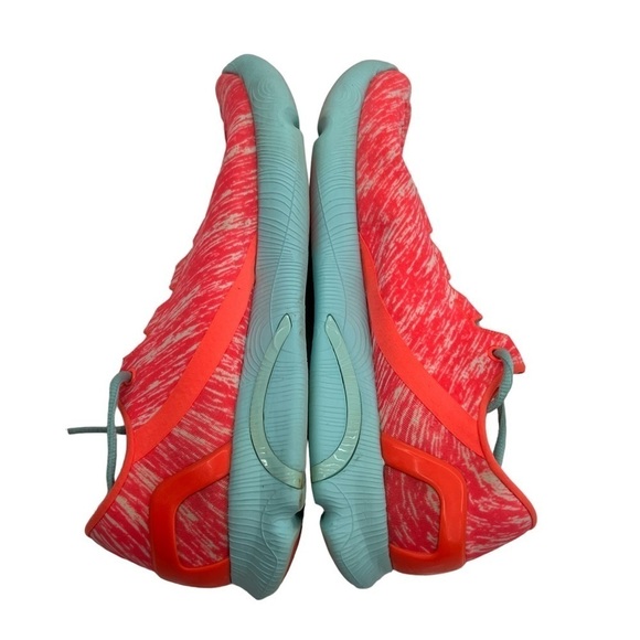 Under Armour Salmon Pink Mint Blue SpeedForm Apollo Sneakers Size 4.5 Y - Picture 5 of 8